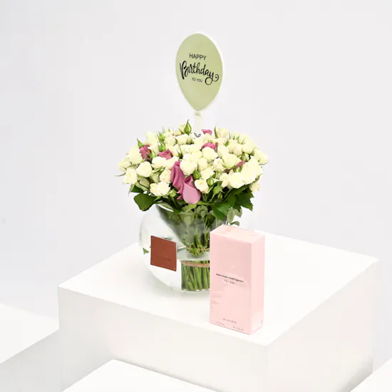 Narciso Rodriguez For Her EDP | White Birthday Vase