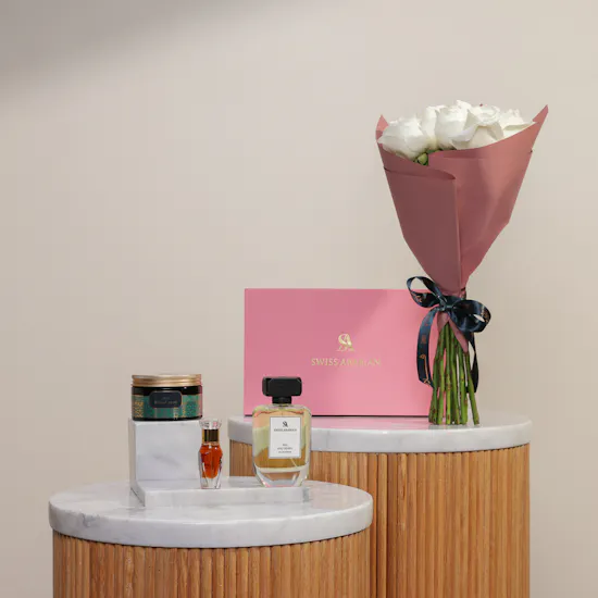 Swiss Arabian Pink Set | Delicate Flowers
