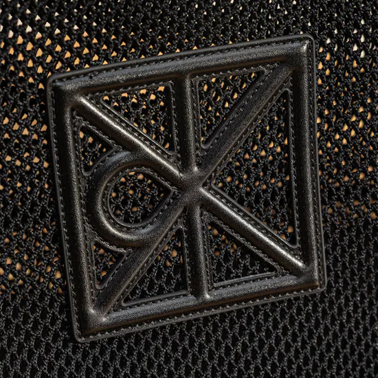 Calvin Klein Black Emblem Mesh Women's Tote Bag
