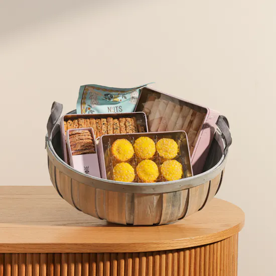 Nuts and More Elegant Arabic Sweets Gift Basket