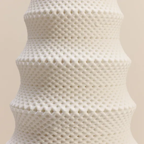 Floward 3D Luxury Vase | White