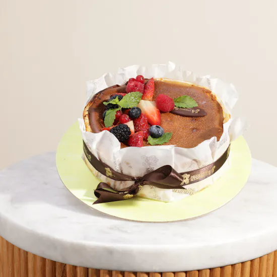 Decorating Memories San Sebastian Cheesecake | Colorful Bouquet