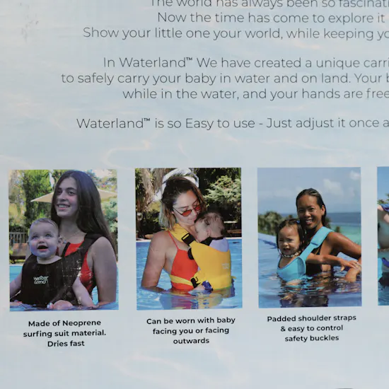 Waterland Blue Baby Carrier Pacific