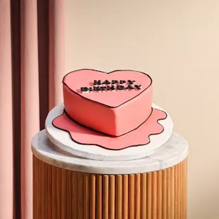 Floward Birthday Pink Cake Floward Birthday Pink Cake