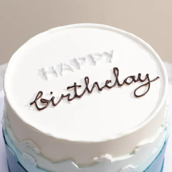Floward Blue Birthday Cake | Chocolate