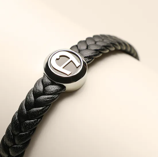 Aigner Tondo Black Men's Bracelet