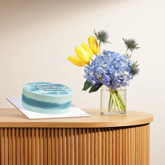 Koko Happy Birthday Husband Cake | Cheerful Flowers