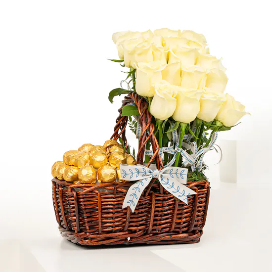 Congratulations Basket | Rose and Chocolate