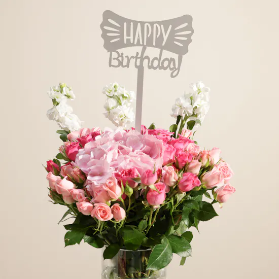 Floward Personalized Premium Cake | Charm Birthday Flowers