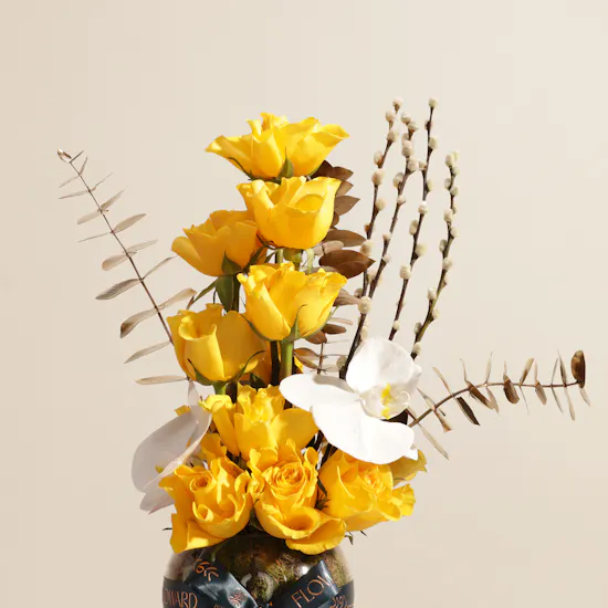 Body Focus Weekend Escape Package Voucher | Golden Garden Flower Vase