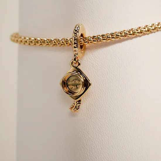 Pandora Moments Gold-plated Graduation Celebration Slider Bracelet Set