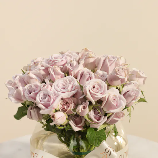 Miss L' by L'azurde Earrings | Soft Glow Flowers Vase