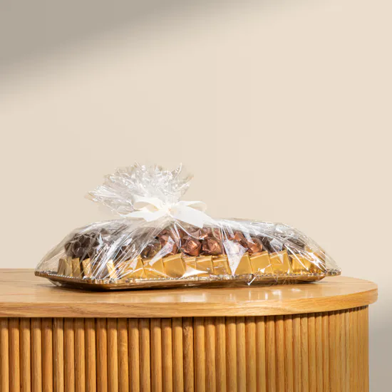 Floward Floral Silver Chocolate Tray