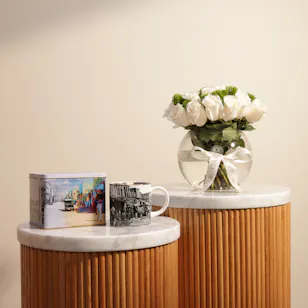Artfeena Ceramic Cups | Flowers Vase