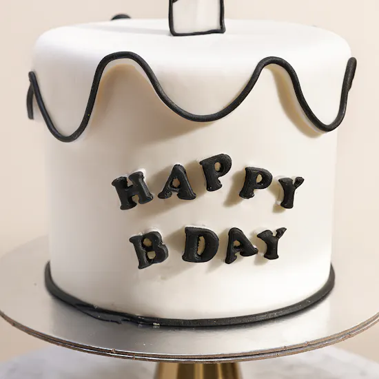 Floward Birthday Chocolate and Vanilla Cake