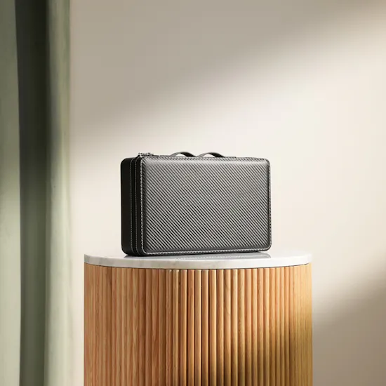 Heisse & Söhne Designhütte Black Tampa Carbon Watch Box | 10 Slots