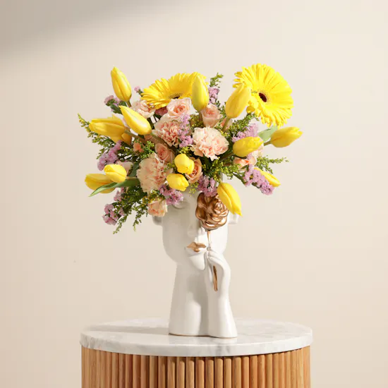 Radiant Muse Flower Vase