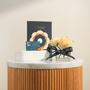 Floward Card | Sparkling Peach Rose Vase