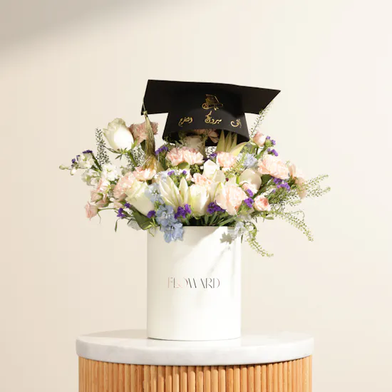 Graceful Graduation Flowers Box