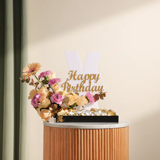 Floward Birthday Chocolate Tray | Happiness Flowers