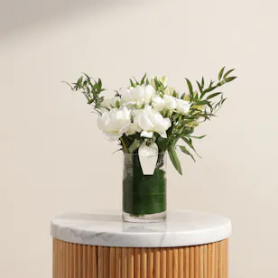 Peony in Quiet Bloom Vase