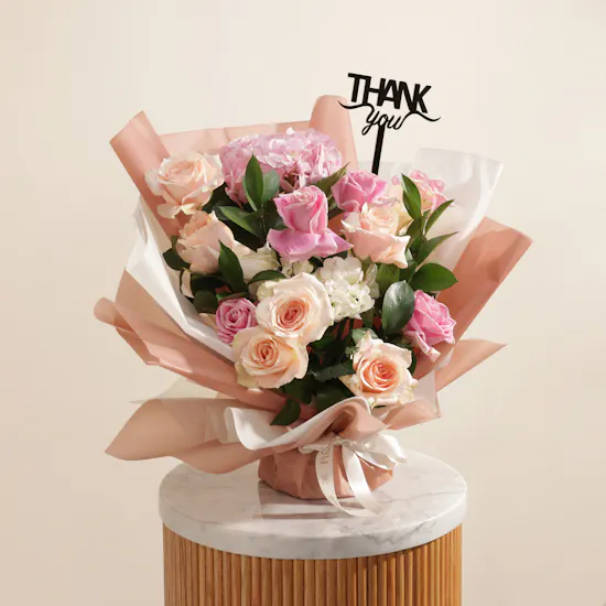 Grateful Sweet Gesture Flowers Bouquet