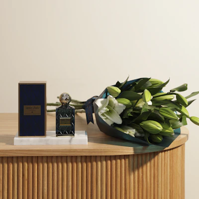 عطر من ابراهيم القرشي | الليليوم الابيض عطر من ابراهيم القرشي | الليليوم الابيض