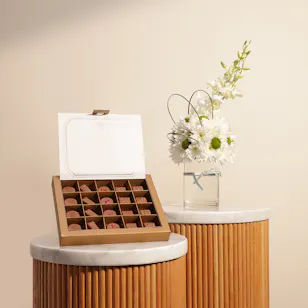 Levo Chocolate Box | Flowers Vase