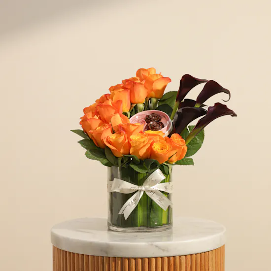 Bostani Flower Chocolate Box | Stunning Flowers Vase