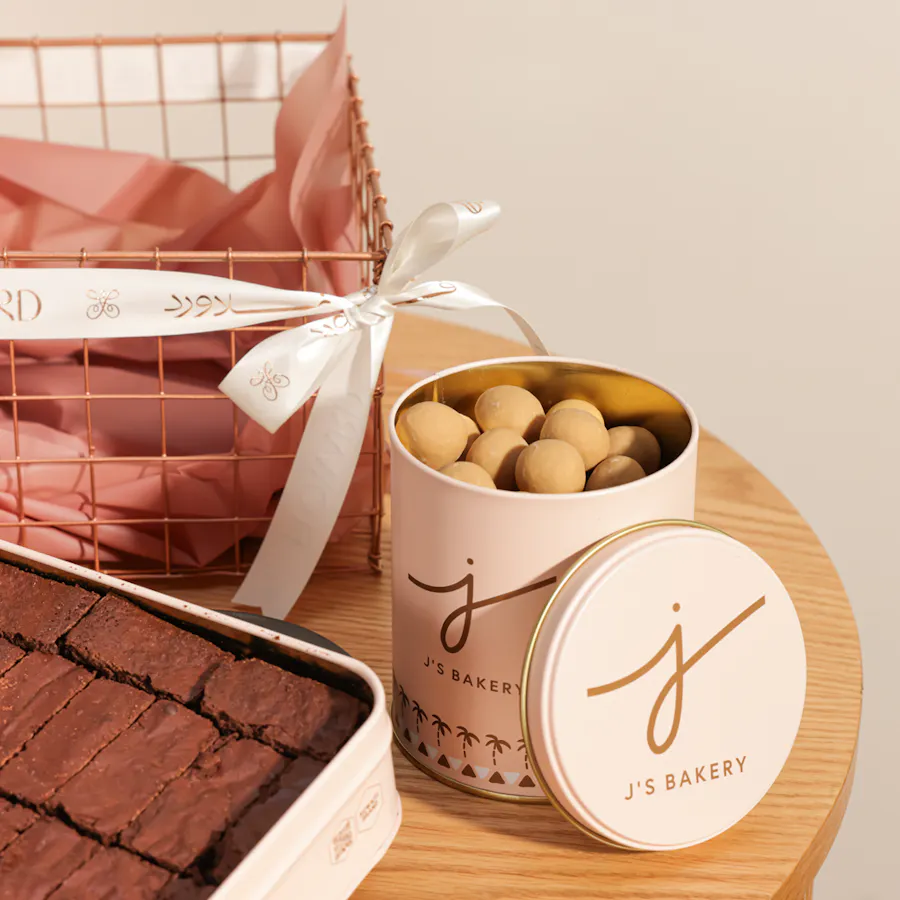 J's Bakery Classic Gift Basket | Flowers Bouquet 4