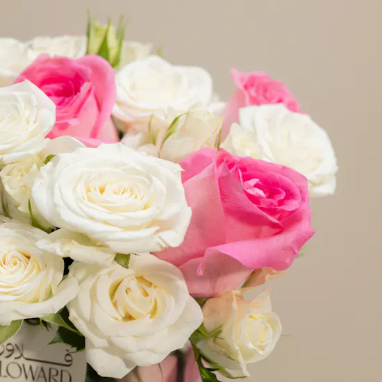 Blush of Dawn Flowers Vase