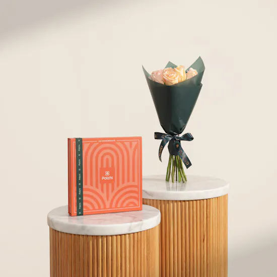 Patchi Les Chocolates Box | Serenity Roses Bouquet