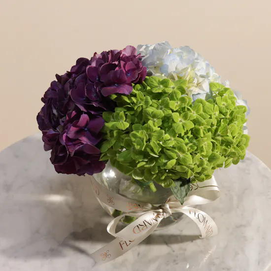 Delicate Hydrangea Vase
