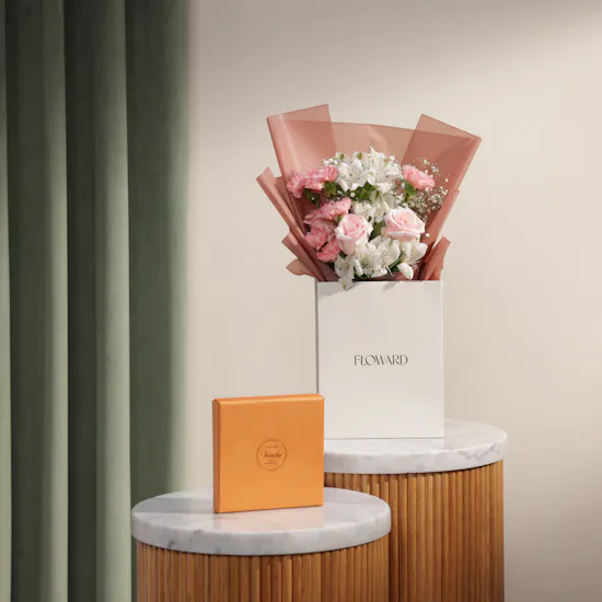 Venchi Murrine Cremino Chocolates Orange Gift Box | Charming Beauty's Flowers