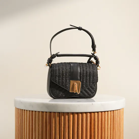 Dkny LULU Small Flap Black Cross Body Bag