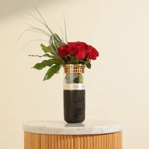 Otantik Glam Shine Flower Vase