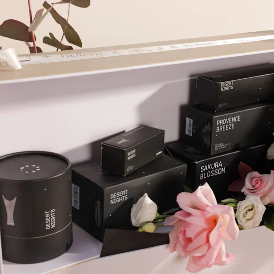 Mubkhar Luxurious Home Essentials Gift Box | Delicate Flowers