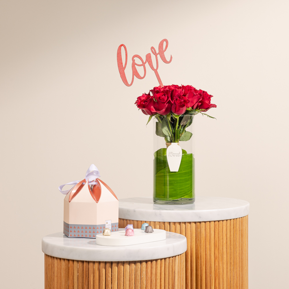 علبة شوكولاتة شان شال | ورود الحب