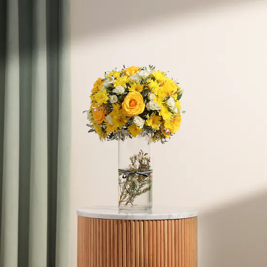 Golden Birthday Vase