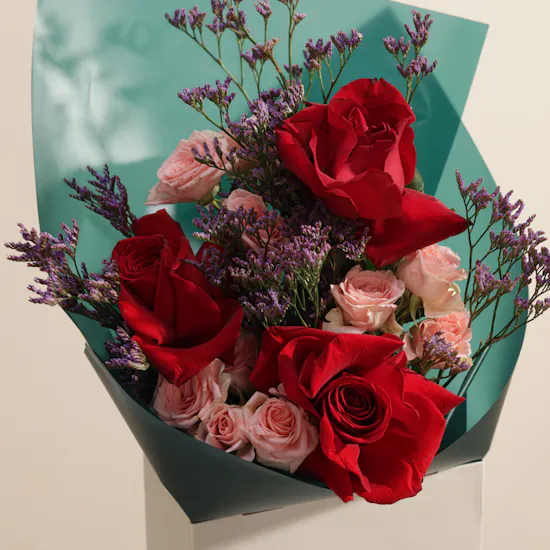 Shimmering Magical Flowers Bouquet
