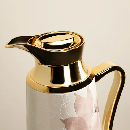 Otantik Marisella Vacuum Red and Gold Flask