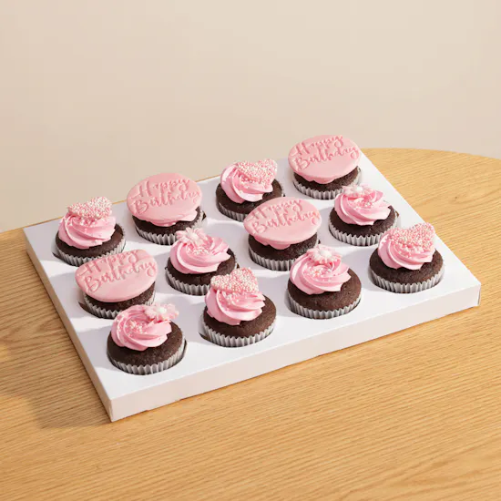 Njd Happy Birthday Cupcakes for Her