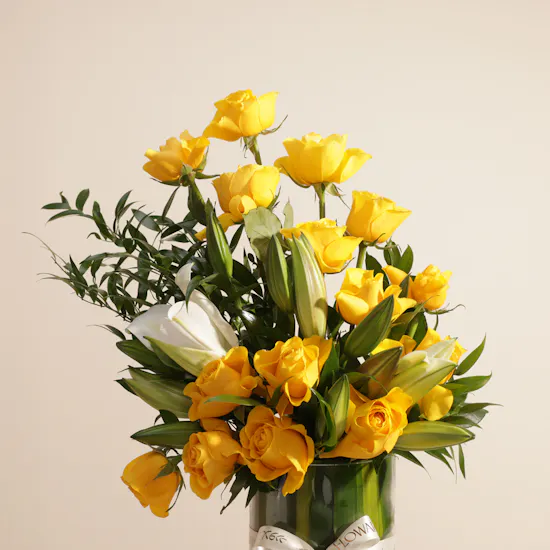 Calm and Peace Flowers Vase
