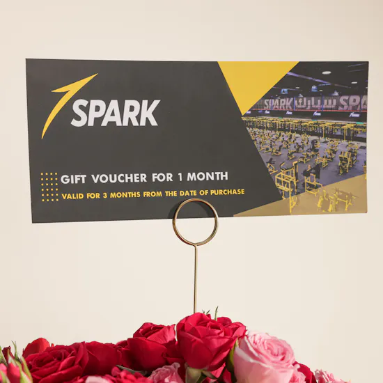 Spark Athletic Center Subscription Gift Voucher for Women | Royal Flowers