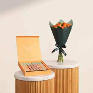 Patchi Les Chocolate Box | Charming Flowers Bouquet 