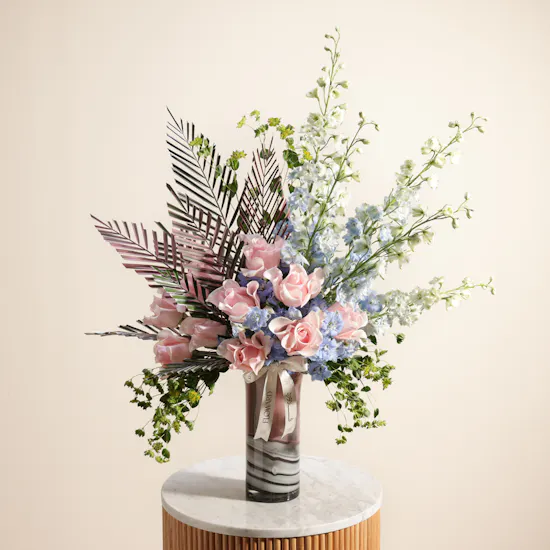 Lush Colorwave Flowers Vase