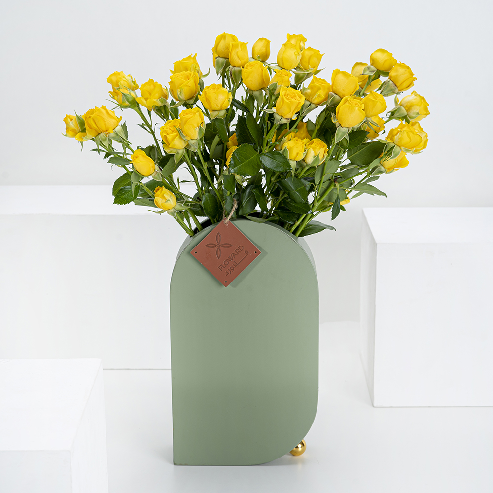 مزهرية الأصفر