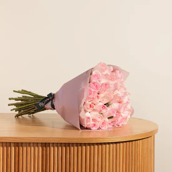 Glamorous Love Pink Rose Bouquet