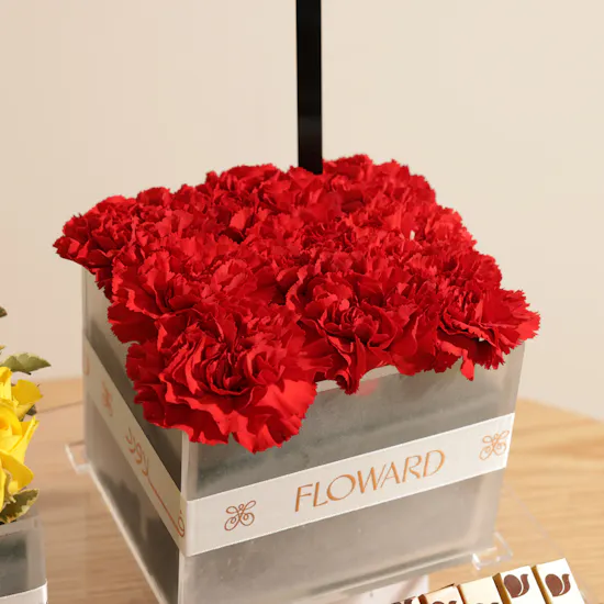 Abucci Graduation Chocolate Tray and New Journey Flowers