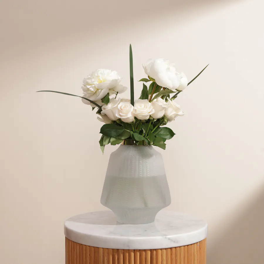Graceful Peony Flower Vase 1